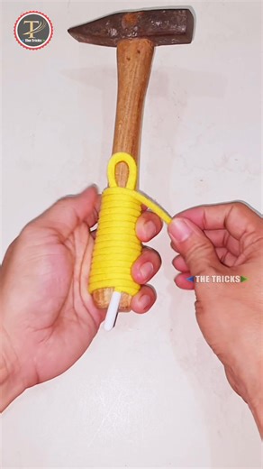 Rope Knot tutorial 💡 Quick and easy learning #diy #reelsfb #reelsviral #knots #reels #trending #trend #viral #reelsvideo #howto #trendingreels #trendingnow #video #creative #craft #viralvideo #viralreels #like #love #fypシ゚ | The Tricks