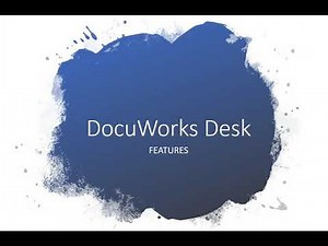 Fuji Xerox DocuWorks - Task Space Feature In Detail (DocuWorks Desk)