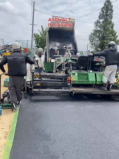 Japan asphalt paving: safe, fast, spotless road repair