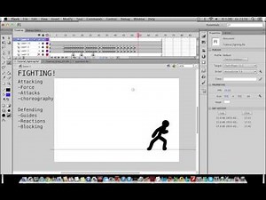 Flash Tutorial: Stick figure Fighting