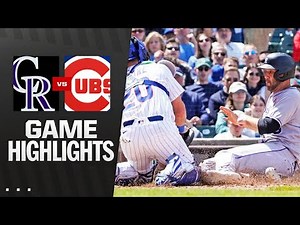 Rockies vs. Cubs Game Highlights (5/26/25) | MLB Highlights