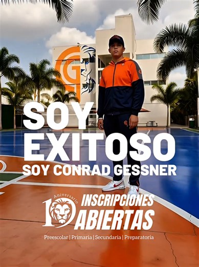 ¡INSCRIPCIONES ABIERTAS! 🦁 Envía WhatsApp: https://wa.link/t44s8c 📲 ¡SOY EXITOSO, SOY CONRAD GESSNER!