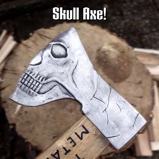 Metal meets horror: The fear-inducing Skull Axe! | Choppertown