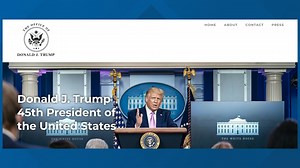 Trump launches new website in bid to reestablish online presence