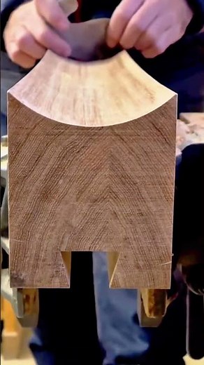 Using A Compass Plane To Shape A Smooth Concave Curve On A Wooden Block