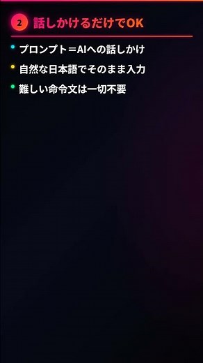 初めてのプロンプトと基本コマンド一覧 #Shorts