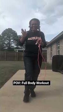 POV: Treadmill Dancercise & Jumping Rope Full Body Workout #treadmill #jumprope #dance #shorts #yt