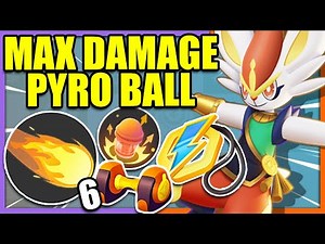 I MAXED out my PYRO BALL Damage on CINDERACE | Pokemon Unite