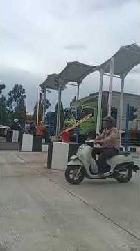 palang parkir e tol msm berkecepatan tinggi didukung software emoney #palangparkir@shinwyr10