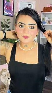 Chicas tutorial de peinado con cabello suelto fácil y lindo ideal para #short #shorts #sorenda