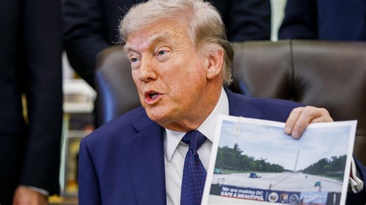 Trump on plans for "really beautiful" resurfacing of Lincoln Memorial Reflecting Pool