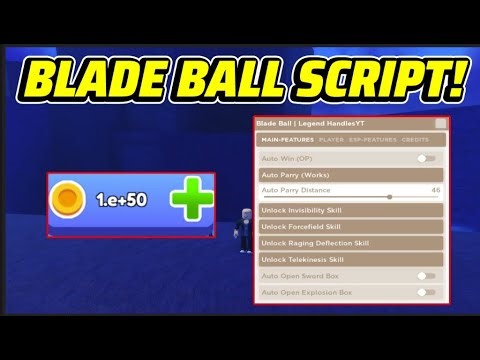 Blade Ball Script Hack AUTO BLOCK + FARM WINS Give All Skills PASTEBIN 2025