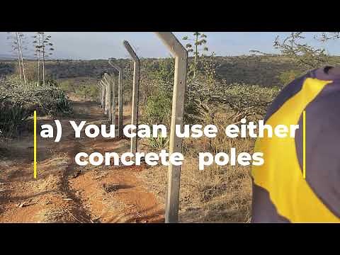 How to setup a chainlink fence