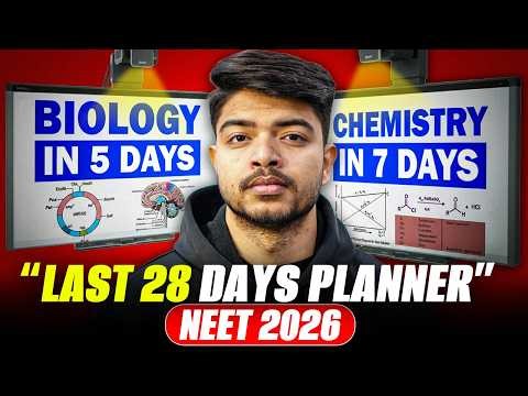 Day Wise Plan To COMPLETE SYLLABUS 5 Times Before NEET‼️