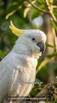 Did you know sulphur-crested cockatoos can recognize their mate's voice in a flock of 200?