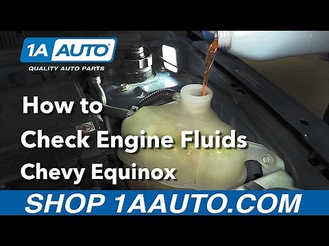 How to Check Engine Fluids 05-09 Chevy Equinox