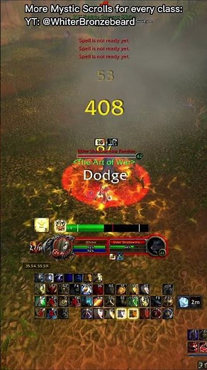 Mystic Scroll: Ambush Predator | Druid [WoW Warcraft Reborn | Ascension Bronzebeard]