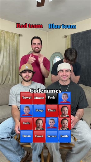 CODENAMES!! 🟥🟦⬛️ #codenames #games #challenge #family #mercbros