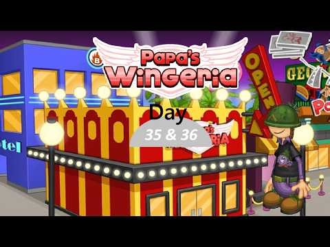 Let's Play Papa's Wingeria part 18 (Day 35 & 36)