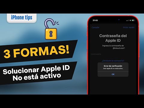 [3 Formas] Cómo solucioanr Este Apple ID no está activo⚡|Quitar ID de Apple sin contraseña