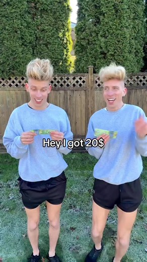 Chris and Patrick Vörös | Infinite money hack! #twins | Instagram