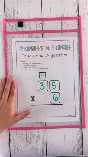 𝐕𝐞𝐥𝐜𝐤𝐢𝐬 | Elementary Math on Instagram: "Comment “MATH” for the link to these easy to use math mats. Love using them in small group to break down concepts and skills 💕"