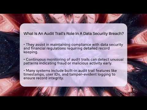 What Is An Audit Trail's Role In A Data Security Breach? - All About SaaS Finance