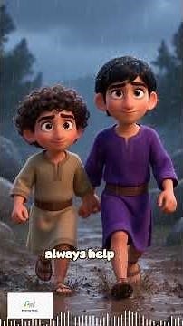 Jonathan & David: Friends Forever 👑💛 | Christian Kids Friendship Song #shorts