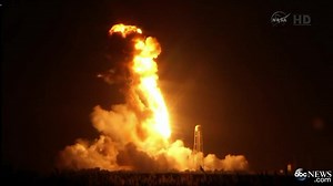 WATCH: Unmanned Antares Rocket has exploded during launch: http://abcn.ws/1rS6Pz5 | ABC News
