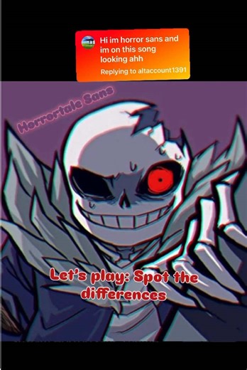Spotting the Differences: Horror Tales vs. Underfell Sans