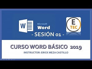 CURSO WORD 2020 - SESIÓN 01
