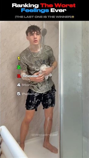 Ranking The Worst Feelings Ever 😭🥀 #shorts #ranking #relatable