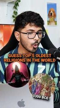 Guess the Top 5 Oldest Religions in the World🙏🌎….. #india #religion #trending