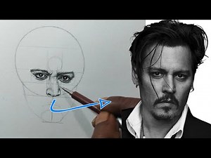Draw JOHNNY DEPP Like a Pro: Easy Face Drawing Tips for Beginners?