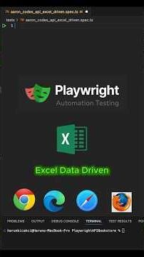 Playwright - Excel Data Driven 💻 #codewithme #testautomation #playwright #javascript #coding