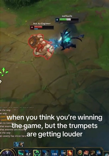 Top laner ranked experience: when trumpets get louder