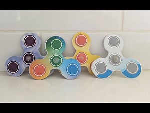 How to make an easy paper fidget spinner (free template)