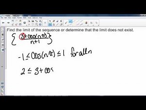 Limits of Sequences Examples v2