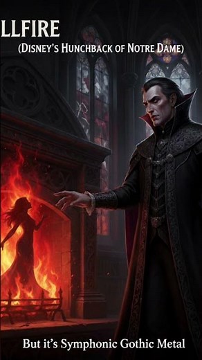 HELLFIRE (Disney) - AI Cover VAMPIRIC GOTHIC METAL OPERA! 🦇🔥