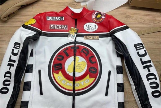 Bultaco Racing Leather Motorcycle Jacket – Café Racer Style Biker Gear Replica - Etsy