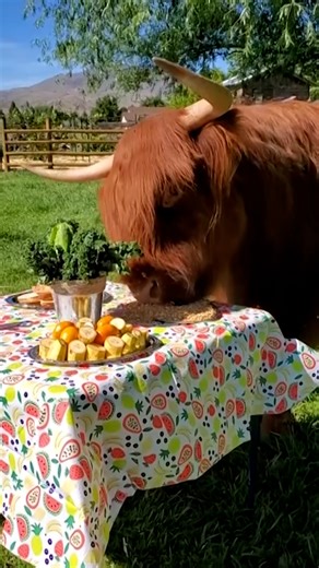 32K views · 98 reactions | Cows enjoying a fruity feast  | MetDaan Cakes | Facebook