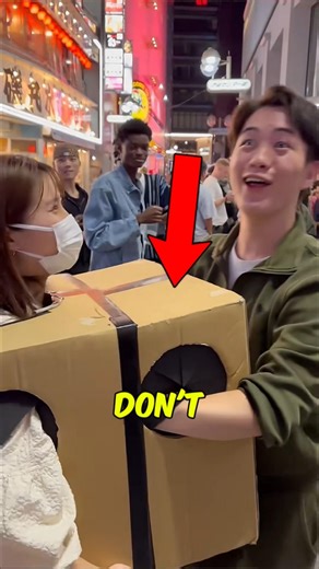 Whatever You Do... Don't Touch This Box 😳📦 #MysteryBox #Curiosity #PlotTwist 😳📦