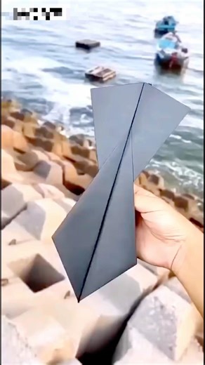 How To Make Far Flying Jet Plane ✈️ 😲 Origami Paper Plane / Easy Paper Jet Tutorial #shorts #craft
