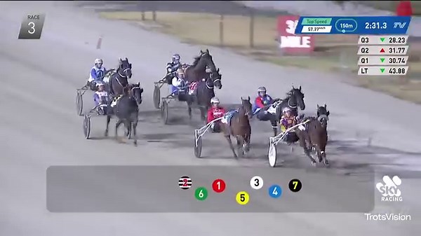 20K views · 312 reactions | Jess Tubbs and Greg Sugars combine with nine-year-old star Triple Eight, who wears down Catch A Wave in the concluding stages to claim his 23rd career victory in the TAB Captain Sandy Free For All. | Harness Racing Victoria | Facebook