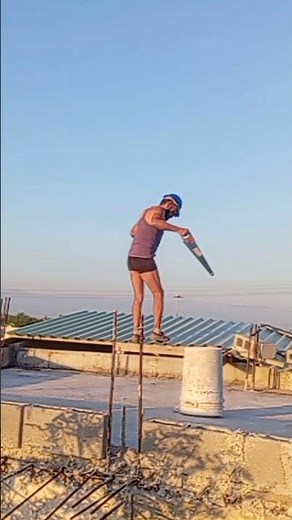 Corrugated Metal Roof and Wood Base #metalroof