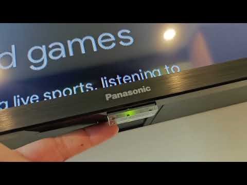 Where is the Power Button & IR Sensor on Panasonic TV (Turn On & Off without Remote)