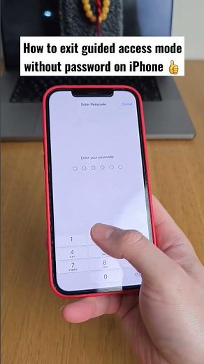 Exit Guided Access without Passcode on iPhone