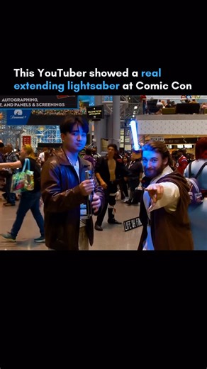 AI | Innovation | Robotics on Instagram: "Alright this is wild. A creator named HeroTech just built one of the most realistic lightsabers anyone’s ever made. We’re talking a fully retractable glowing blade that extends and retracts just like in the movies. The whole thing runs on LEDs, motors, and some seriously impressive engineering. No CGI tricks or special effects, this is an actual physical device you can hold and use. It’s basically pure design genius bringing sci fi to life. Like, we’re a