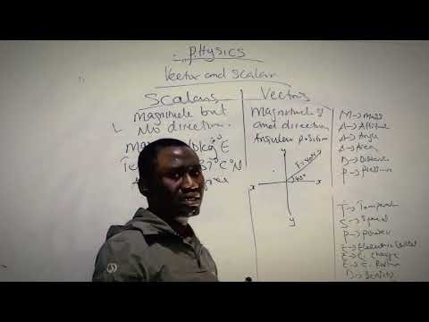 Introduction to scalars and vectors (001)