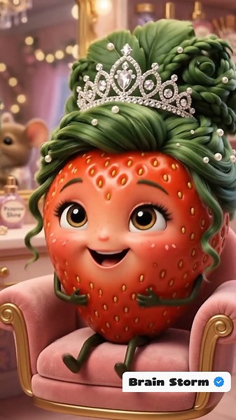 Little mouse and the Strawberry Princess #foryou #trending #viiral#newvideo #cartoonai